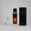 Yves Saint Laurent Babycat Sample Spray featuring a 125ml bottle and a 3ml travel spray, elegantly packaged in a black box.