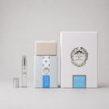 Giardini di Toscana Bianco Latte Sample Spray, featuring a sleek bottle, wooden cap, and elegant packaging.