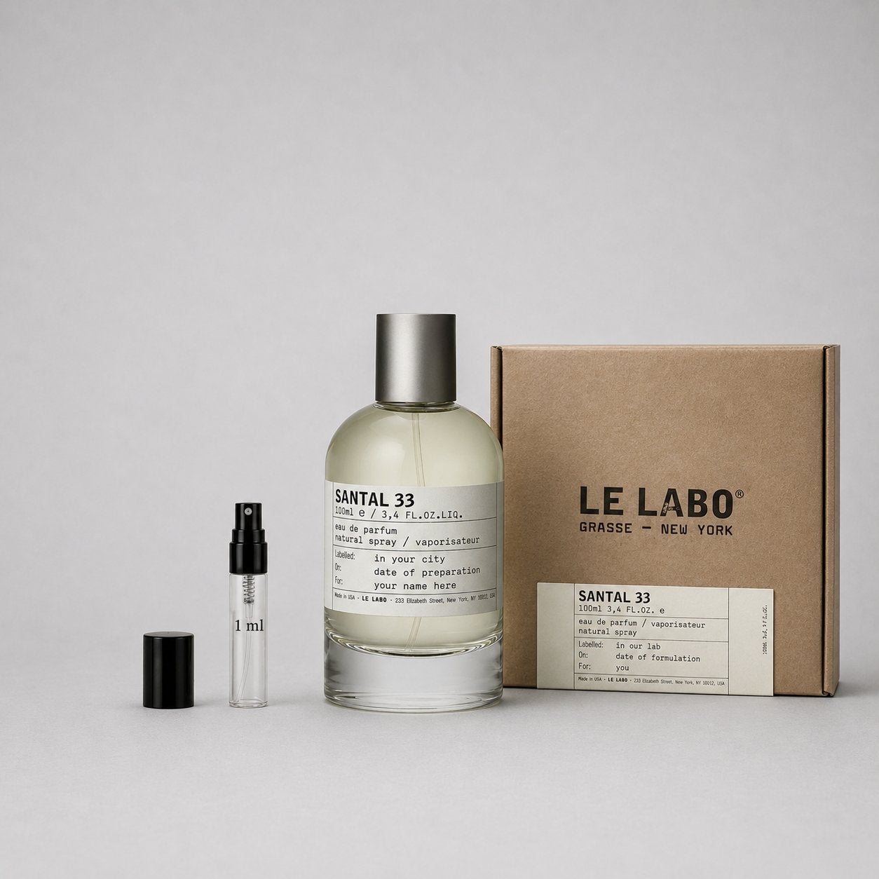 Le Labo Santal 33 Sample Spray | Kiss of Aroma – Kiss of Aroma