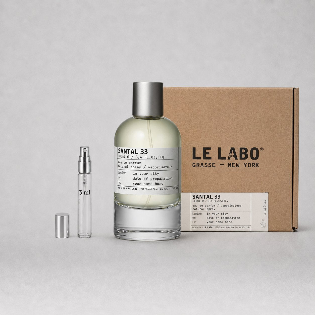 Le Labo Santal 33 Sample Spray | Kiss of Aroma – Kiss of Aroma